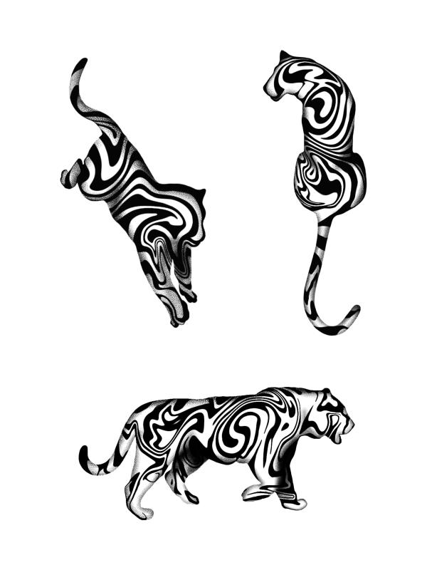 Abstract Tigers