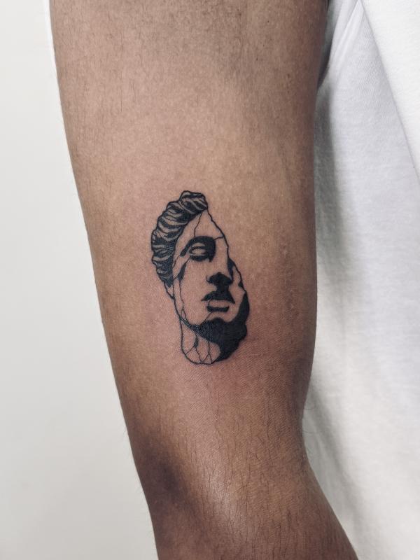 Blackwork David Tattoo