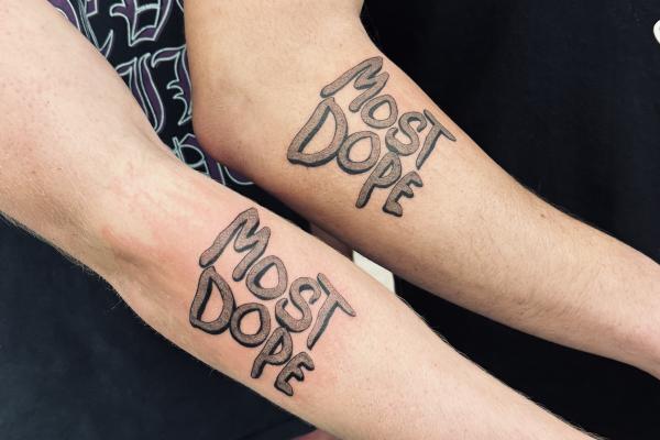 Fineline Most Dope Tattoo