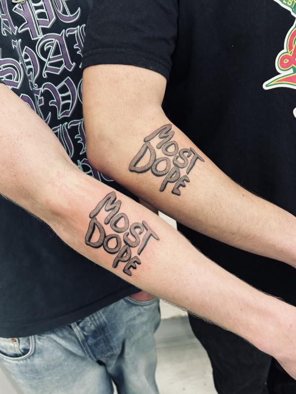 Fineline Most Dope Tattoo