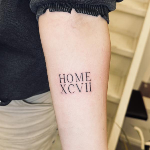 Fineline Script Tattoo