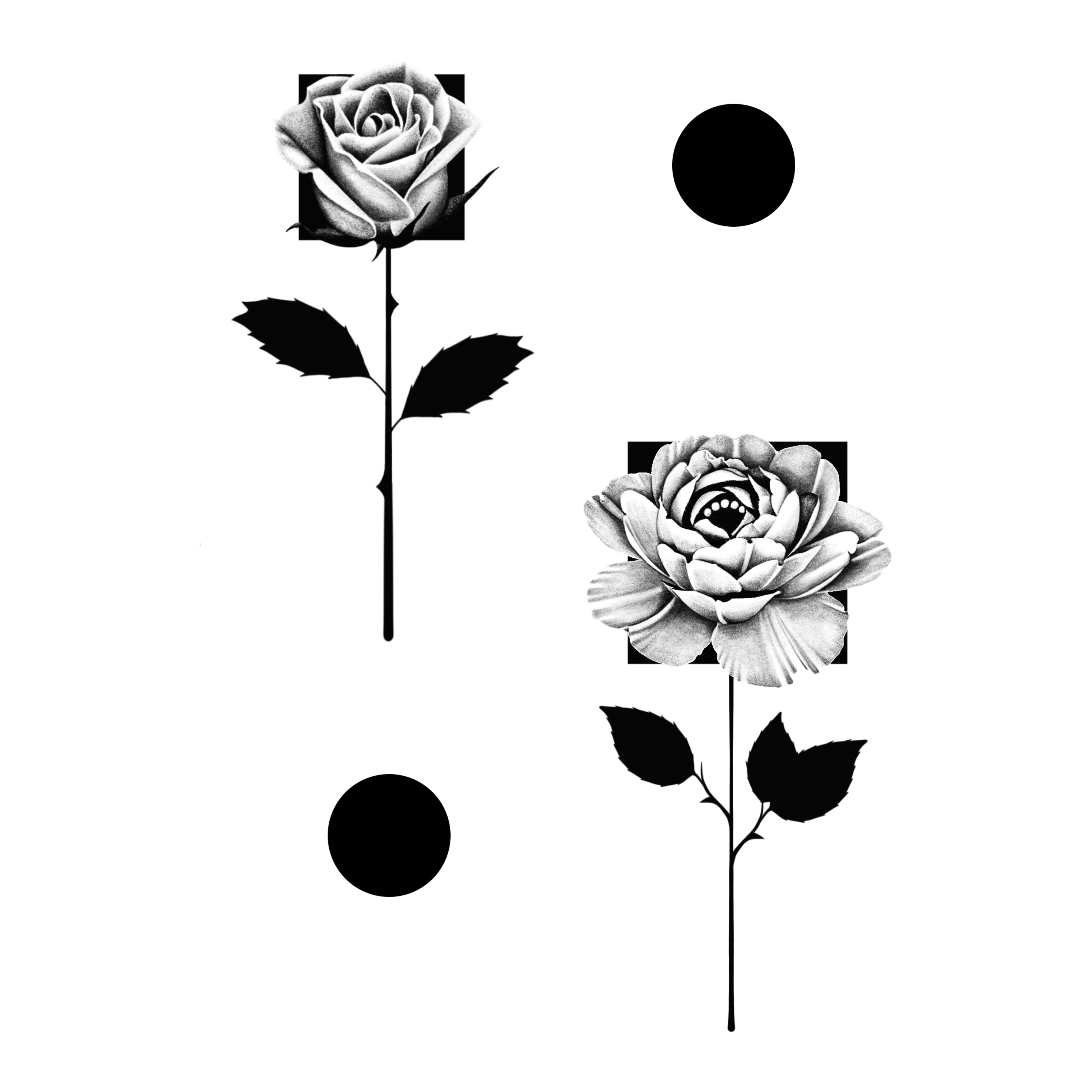 Abstract Roses